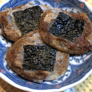 ふわり、もっちり～長芋＋蓮根の磯辺焼き